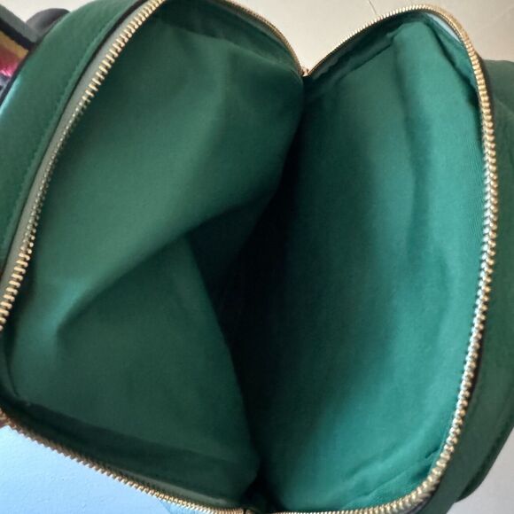 Coach (C2797) Court Light Teal Multi Colorblock Medium Pebbled Leather Backpack - Picture 9 of 12